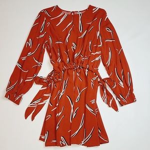 Asos designed dress drawstring waist